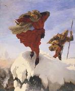 Ford Madox Brown Manfred on the Jungfrau oil on canvas